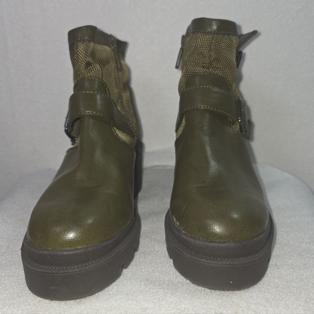 Circus by Sam Edelman Olive Combat Heel Boots | Sinead | Size 8.5 (EUR 38.5)